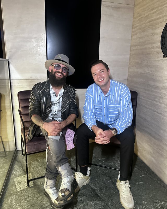 Prince Moe with Sam Feldt