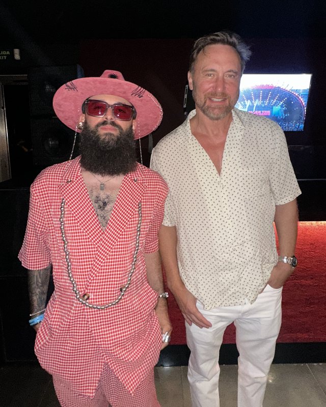 Prince Moe with David Guetta
