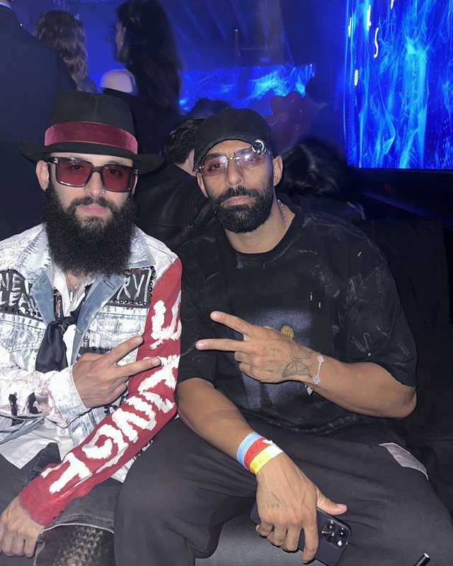 Prince Moe with Afshin Momadi